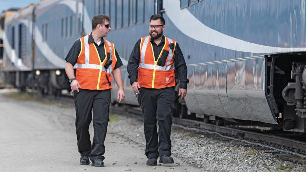 Systems and Operations members by the train