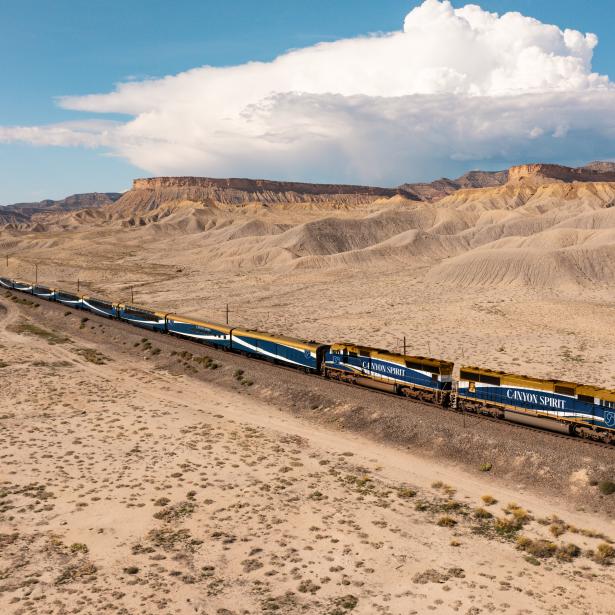 Image of Canyon Spirit going through the route